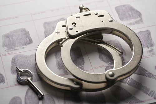 police handcuffs